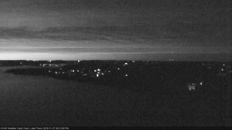 Lake Travis webcam, November 27, 2018 5:15 PM CT
