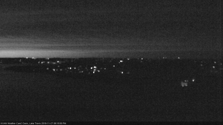 Lake Travis webcam, November 27, 2018 5:20 PM CT