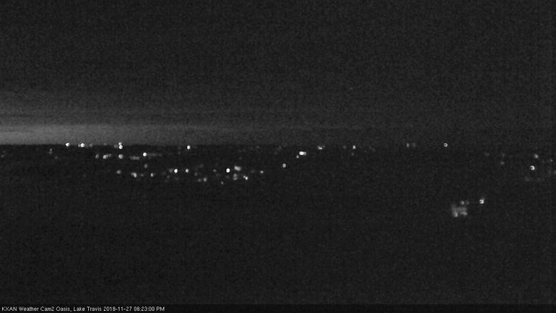 Lake Travis webcam, November 27, 2018 5:25 PM CT