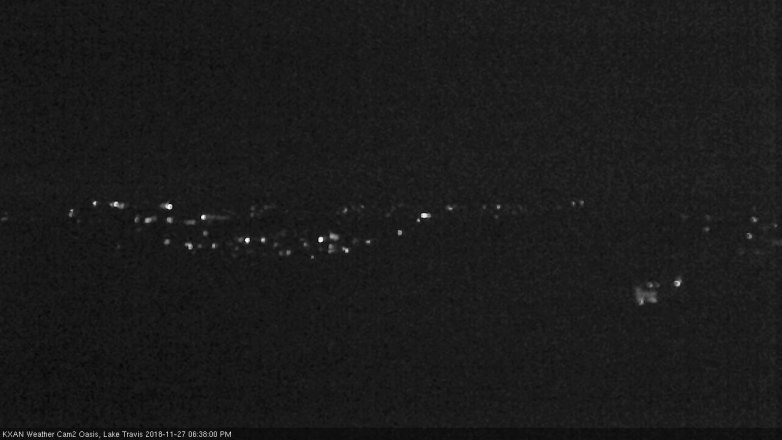 Lake Travis webcam, November 27, 2018 5:40 PM CT