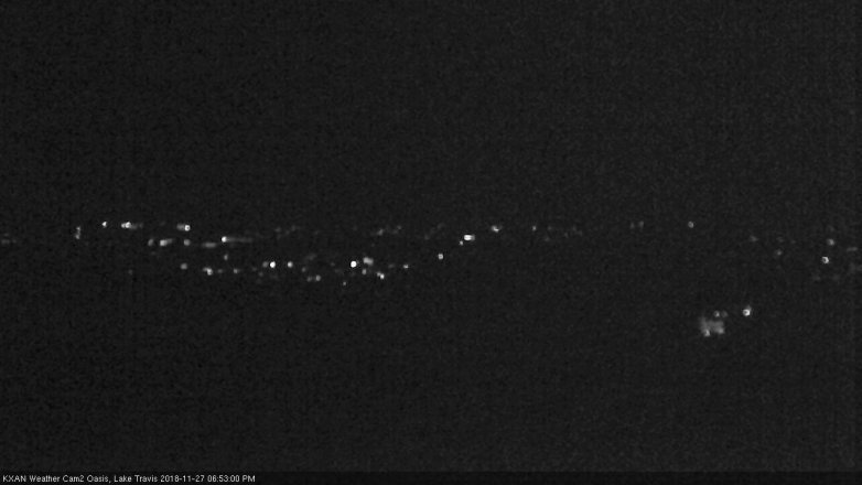 Lake Travis webcam, November 27, 2018 5:55 PM CT