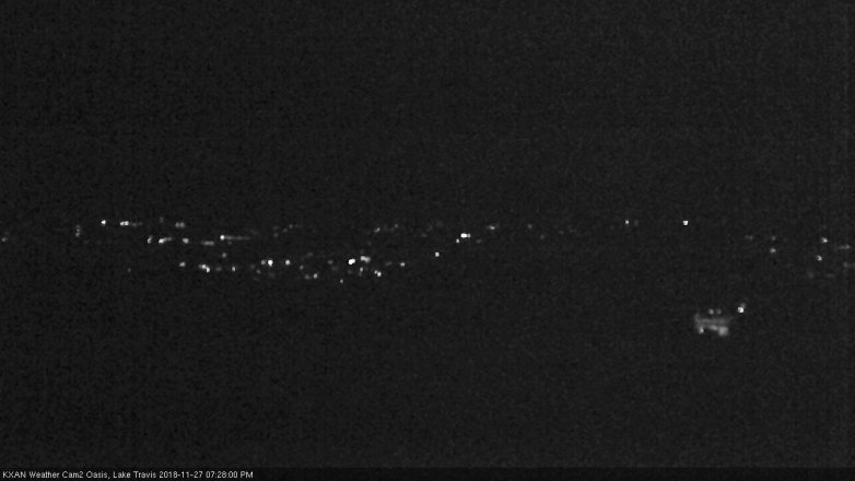 Lake Travis webcam, November 27, 2018 6:30 PM CT