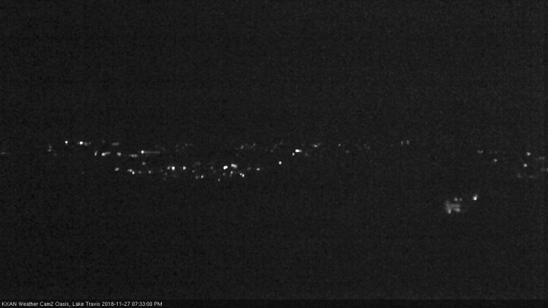 Lake Travis webcam, November 27, 2018 6:35 PM CT