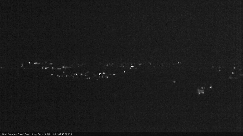 Lake Travis webcam, November 27, 2018 6:45 PM CT