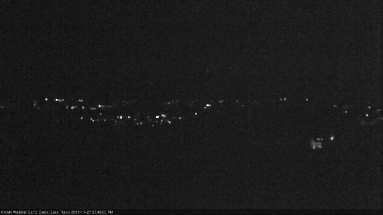 Lake Travis webcam, November 27, 2018 6:50 PM CT