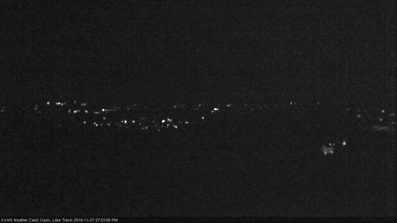 Lake Travis webcam, November 27, 2018 6:55 PM CT