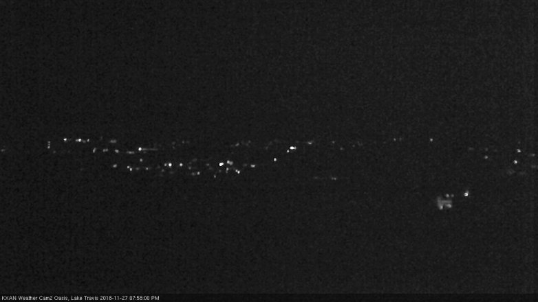 Lake Travis webcam, November 27, 2018 7:00 PM CT