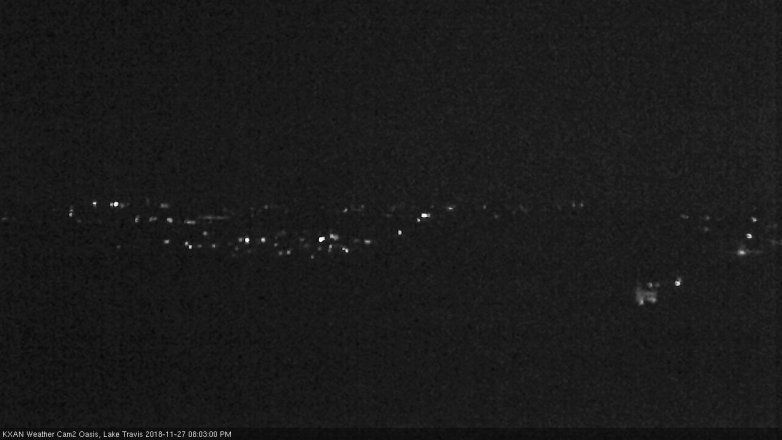 Lake Travis webcam, November 27, 2018 7:05 PM CT