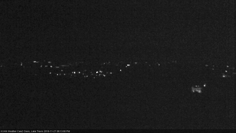 Lake Travis webcam, November 27, 2018 7:15 PM CT