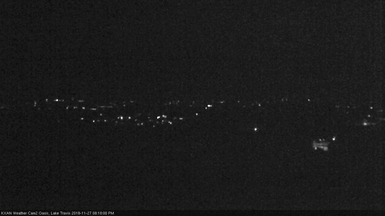 Lake Travis webcam, November 27, 2018 7:20 PM CT