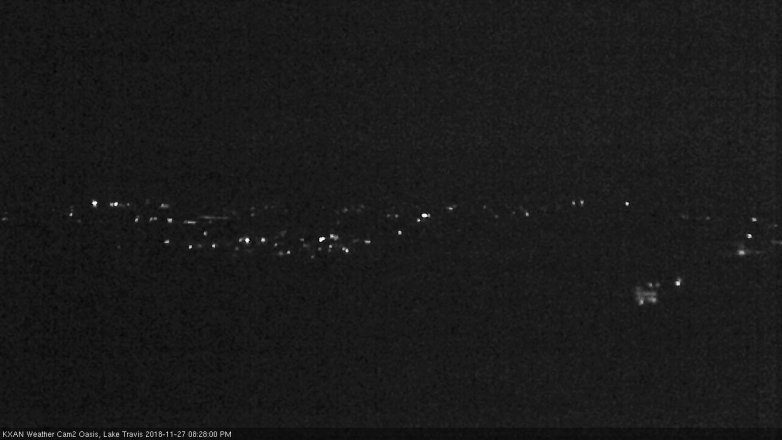 Lake Travis webcam, November 27, 2018 7:30 PM CT