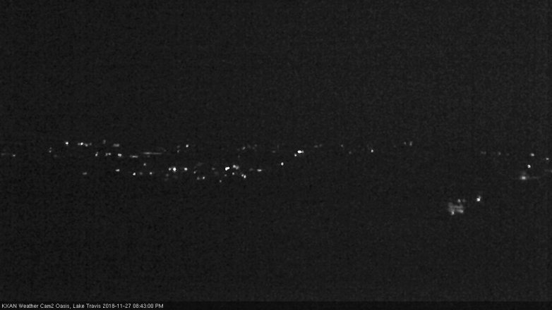 Lake Travis webcam, November 27, 2018 7:45 PM CT