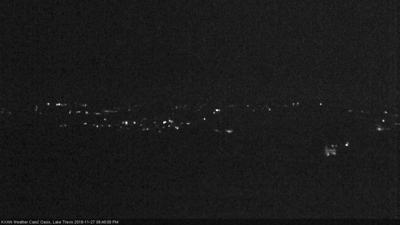 Lake Travis webcam, November 27, 2018 7:50 PM CT
