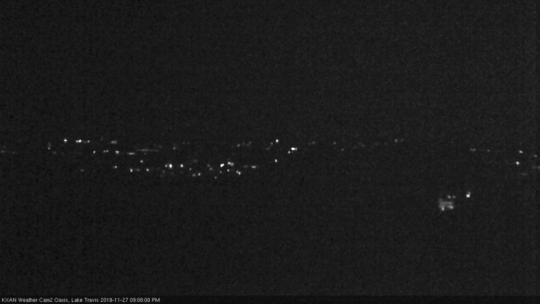 Lake Travis webcam, November 27, 2018 8:10 PM CT