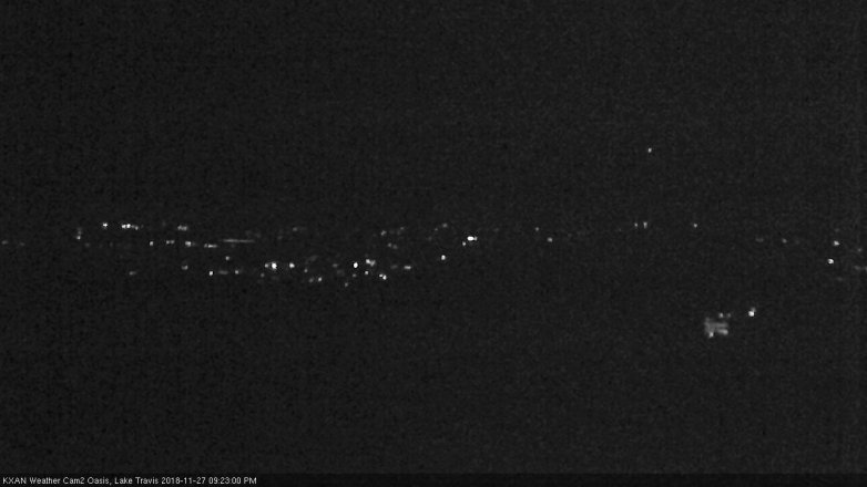 Lake Travis webcam, November 27, 2018 8:25 PM CT