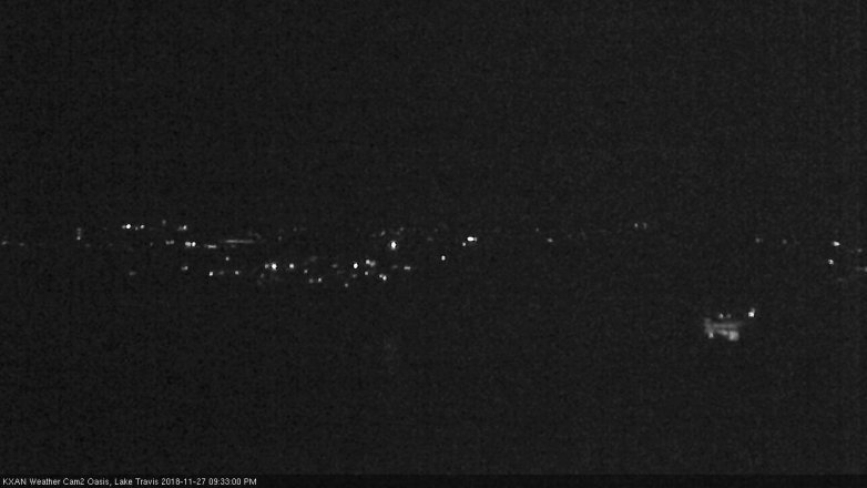 Lake Travis webcam, November 27, 2018 8:35 PM CT