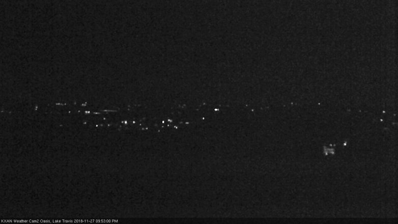 Lake Travis webcam, November 27, 2018 8:55 PM CT