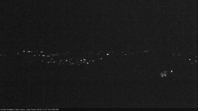 Lake Travis webcam, November 27, 2018 9:15 PM CT