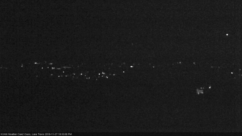 Lake Travis webcam, November 27, 2018 9:35 PM CT