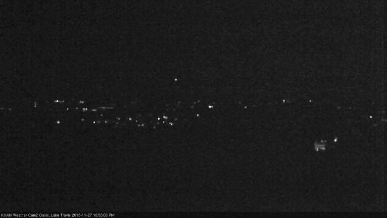 Lake Travis webcam, November 27, 2018 9:55 PM CT