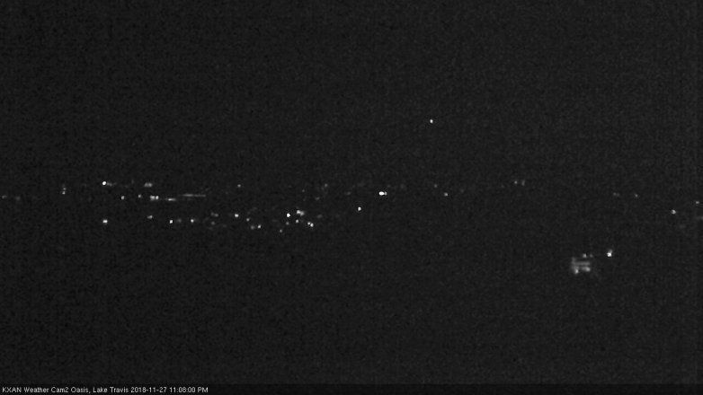 Lake Travis webcam, November 27, 2018 10:10 PM CT