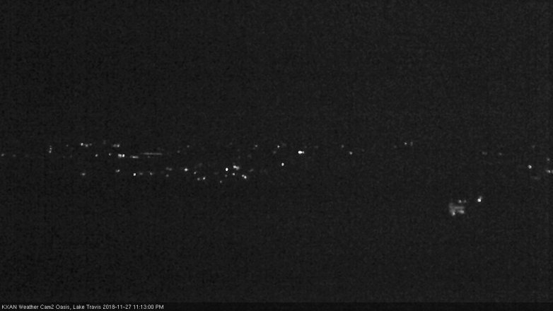Lake Travis webcam, November 27, 2018 10:15 PM CT