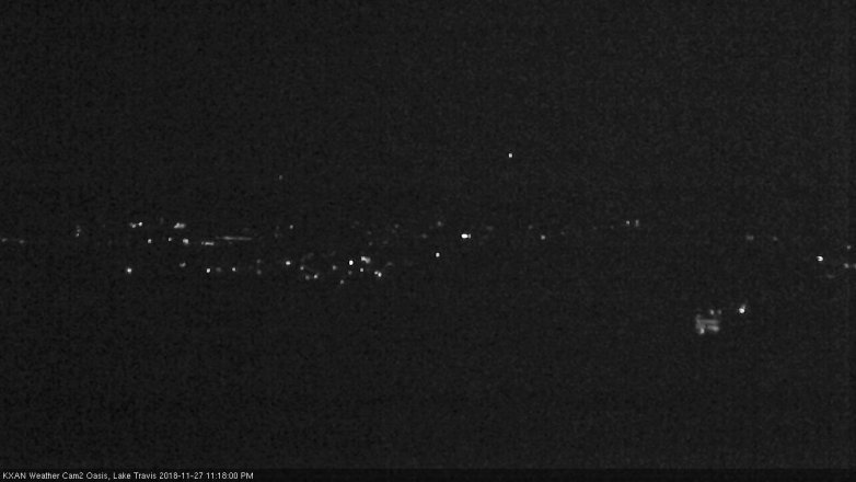 Lake Travis webcam, November 27, 2018 10:20 PM CT