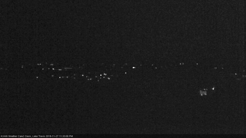 Lake Travis webcam, November 27, 2018 10:35 PM CT