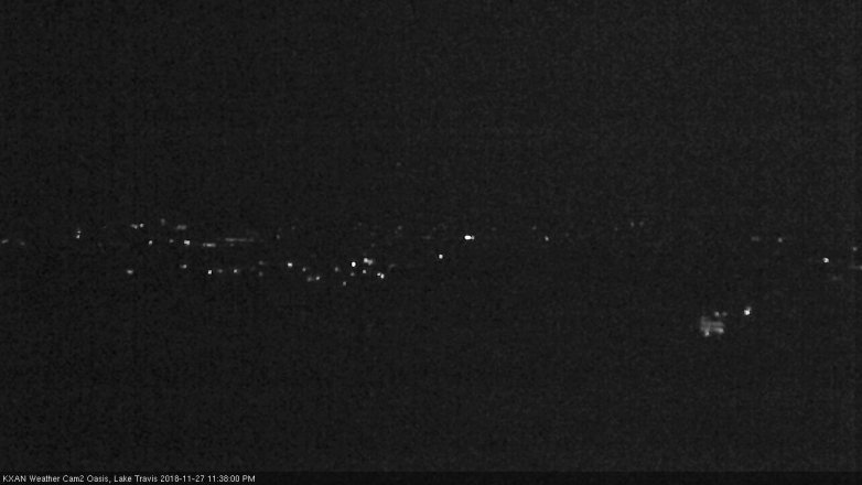 Lake Travis webcam, November 27, 2018 10:40 PM CT