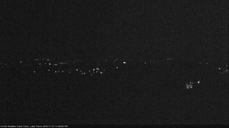 Lake Travis webcam, November 27, 2018 10:50 PM CT