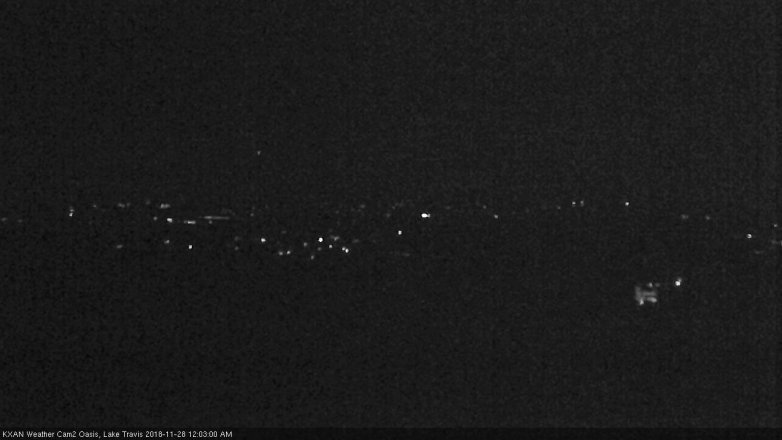 Lake Travis webcam, November 27, 2018 11:05 PM CT