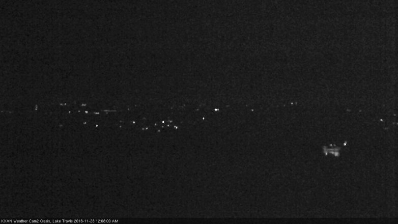 Lake Travis webcam, November 27, 2018 11:10 PM CT
