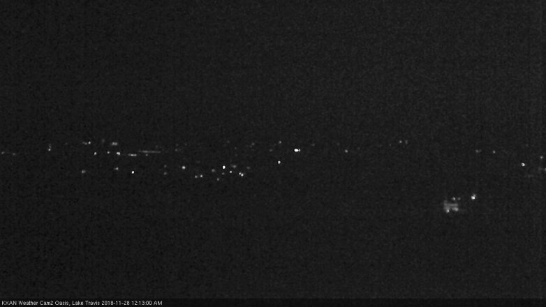 Lake Travis webcam, November 27, 2018 11:15 PM CT