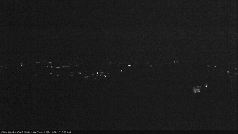 Lake Travis webcam, November 27, 2018 11:20 PM CT