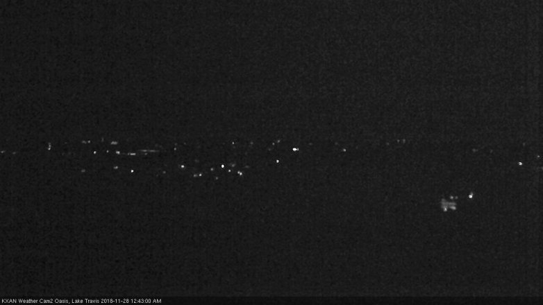 Lake Travis webcam, November 27, 2018 11:45 PM CT