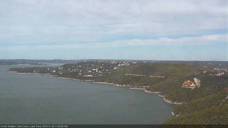 Lake Travis webcam, November 28, 2018 10:05 AM CT