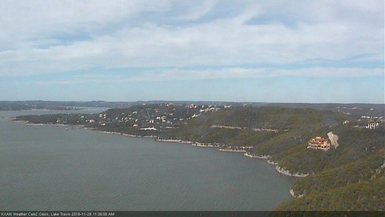 Lake Travis webcam, November 28, 2018 10:40 AM CT