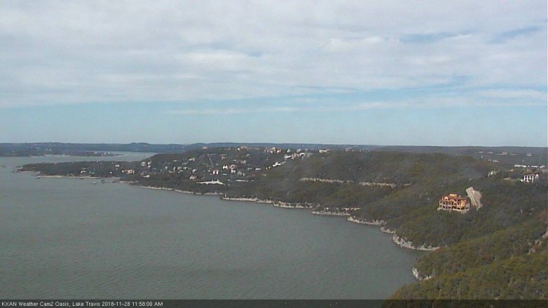 Lake Travis webcam, November 28, 2018 11:00 AM CT