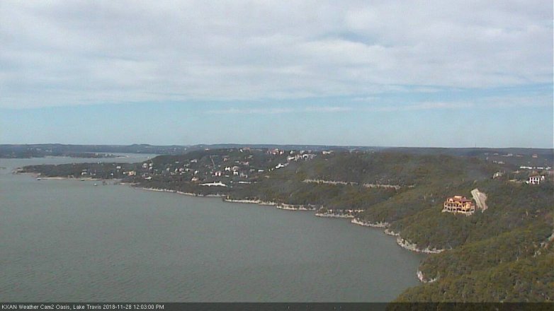 Lake Travis webcam, November 28, 2018 11:05 AM CT