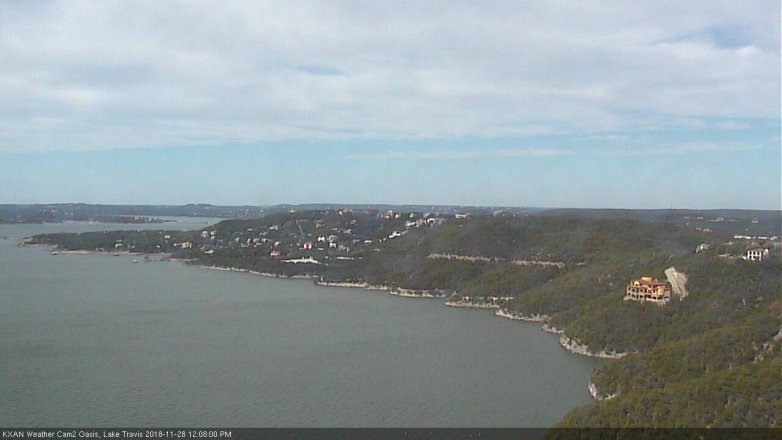 Lake Travis webcam, November 28, 2018 11:10 AM CT