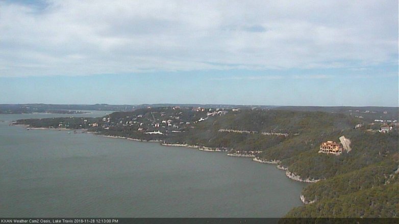 Lake Travis webcam, November 28, 2018 11:15 AM CT
