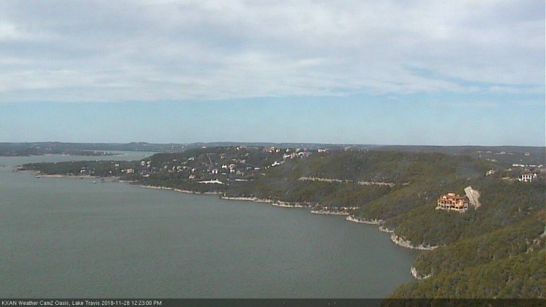 Lake Travis webcam, November 28, 2018 11:25 AM CT