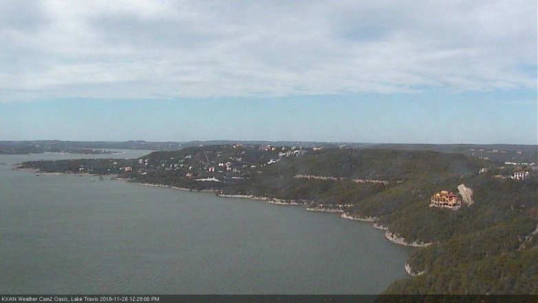 Lake Travis webcam, November 28, 2018 11:30 AM CT