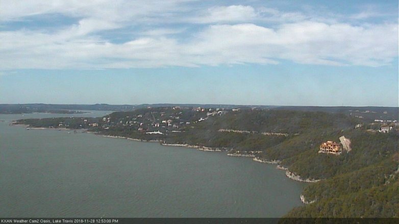 Lake Travis webcam, November 28, 2018 11:55 AM CT