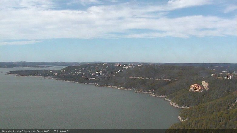 Lake Travis webcam, November 28, 2018 12:05 PM CT