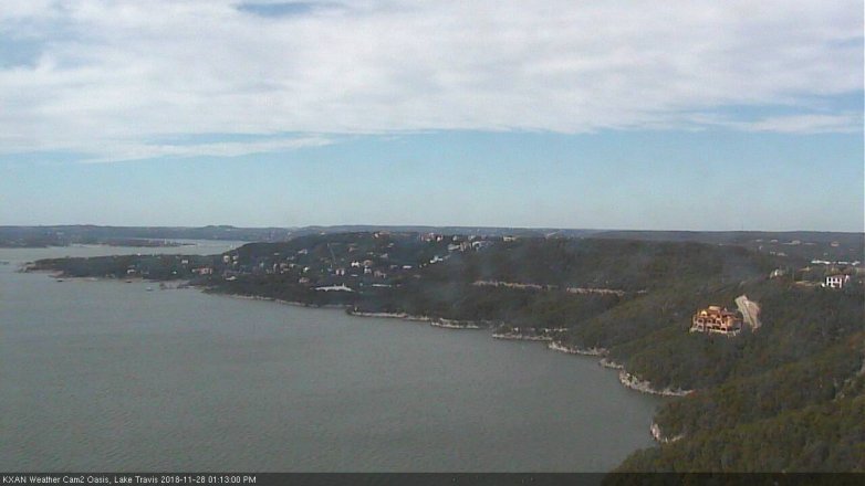 Lake Travis webcam, November 28, 2018 12:15 PM CT