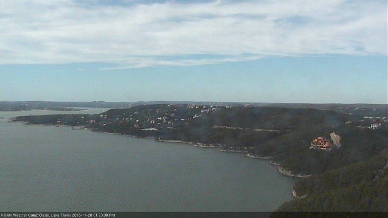 Lake Travis webcam, November 28, 2018 12:25 PM CT