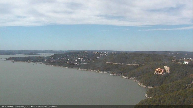 Lake Travis webcam, November 28, 2018 12:45 PM CT