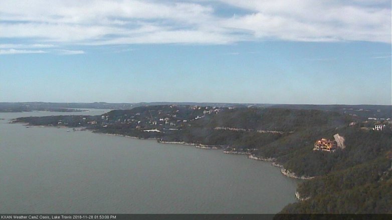 Lake Travis webcam, November 28, 2018 12:55 PM CT