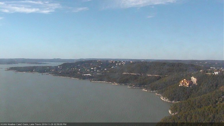 Lake Travis webcam, November 28, 2018 2:00 PM CT